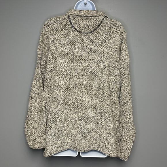 VTG Structure Silk Blend Grandaacore Quiet Luxury Button Up Sweater Womens Sz M - Picture 3 of 5